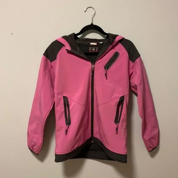 Soft Shell pink outerwear jacket - Picture 2 of 6